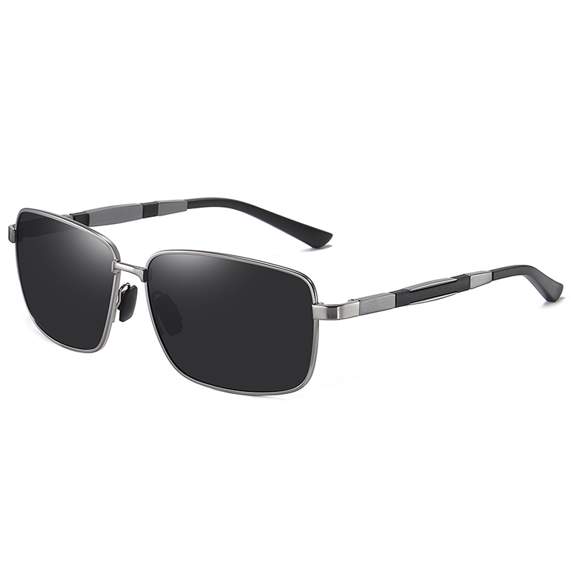 Metal Rectangle Men/Unisex Driving Polarized Sunglasses #81700