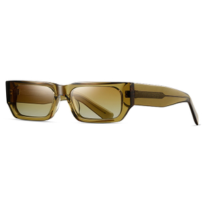 32125 dicke rechteckige Form -Acetat -Sonnenbrille dicke rechteckige Form