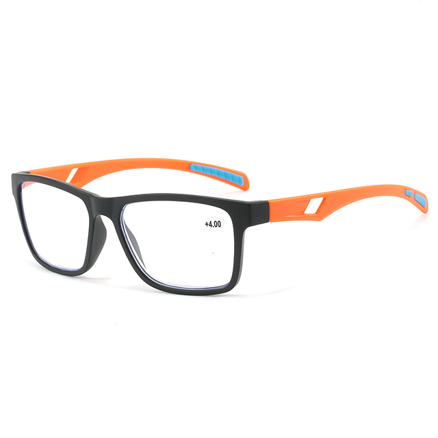 3097 Geometrical Hollow Carved Design Temples Sports Reading Glasses