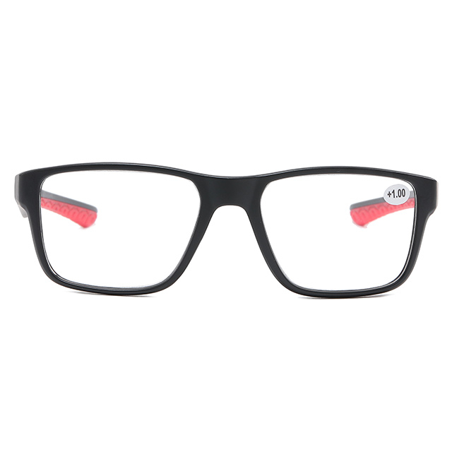 3096 Square Shaped Full Frame Sporty Reading Glasses