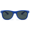 88163-3 Shiny Blue Color Small MOQ Sales Promotional Sunglasses