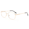 517 Rectangular Shape Lightweight Men Metal Optical Frames