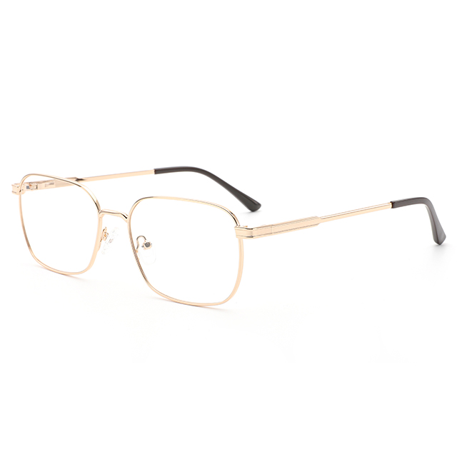 517 Rectangular Shape Lightweight Men Metal Optical Frames