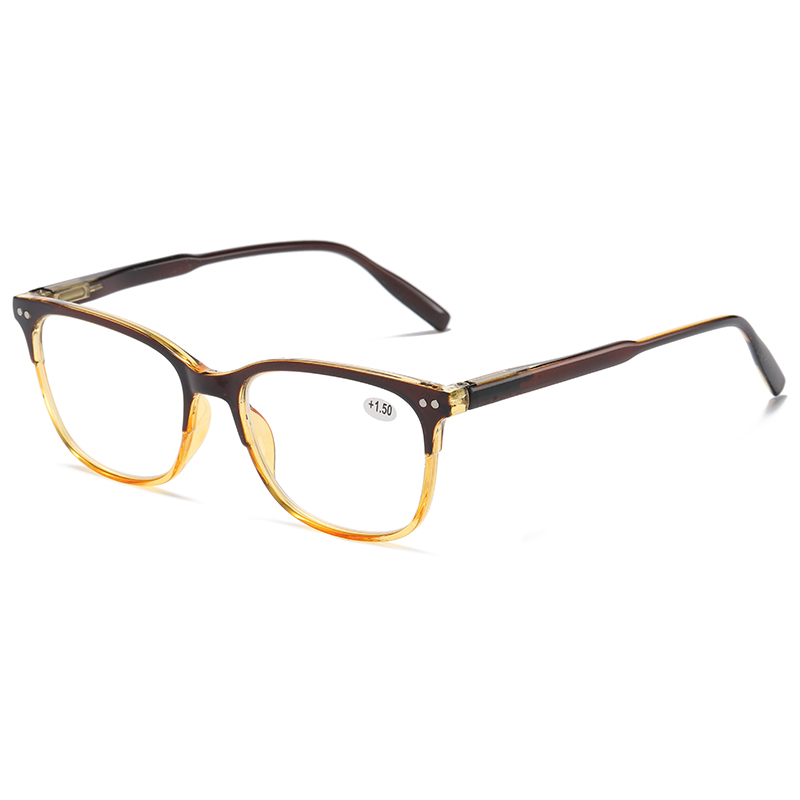 Square Shape Multi-farve Unisex PC-læsebriller #81307