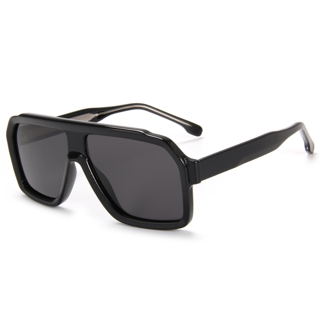 5006 Large Size Frame Horizontal Nose Bridge TAC Polarized Lens Unisex Sunglasses