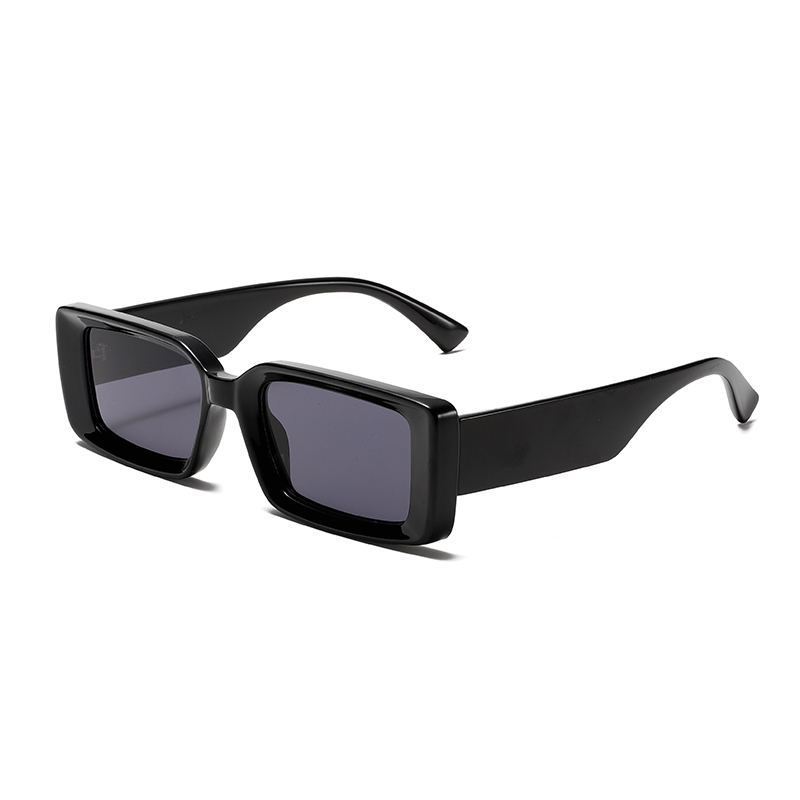 3493 übergroßer rechteckiger vorderer Frontrahmen verfügt über breite Tempel Unisex Sonnenbrille
