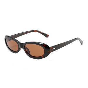 3482 Małe owalne w kształcie skrzydła rama elegancka cienkie świątynie OEM i ODM unisex okulary przeciwsłoneczne