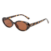3477 Eleganckie owalne kota oka kształt ramy prywatna elegancka elegancka i stylowe okulary przeciwsłoneczne unisex
