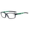 3113 Slant Angle Design Square Shape Frame Sporty Reading Glasses