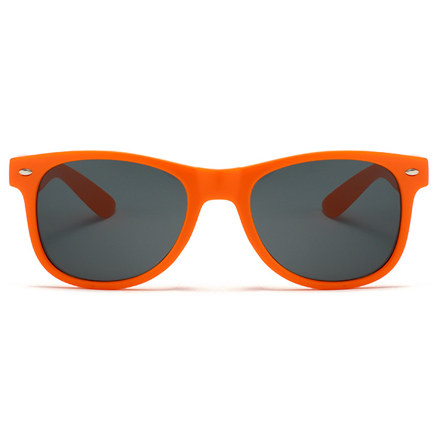 8816307 Bright Orange UVA UVB Protection Custom Sunglasses