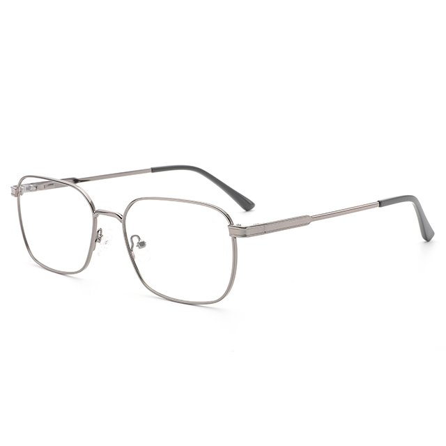 517 Rectangular Shape Lightweight Men Metal Optical Frames
