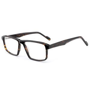 2159 Big Square Shaped Frames Arched Nose Bridge Handmade Acetate Optical Frames for Men