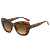 86515 Elegante vlindervormige raam Internasionale geskik vir gesigte Vroue -mode -sonbrille