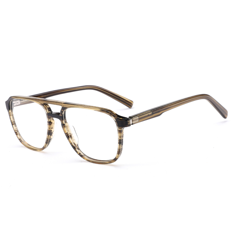 2307 Inested Spring Hinge Acetate Men Optical Frames
