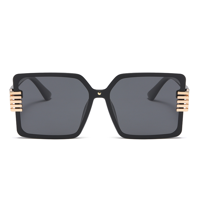 Ženske sunčane naočale TR90 s UV400 zaštitom od metalnog ukrasa s velikim okvirom #81788
