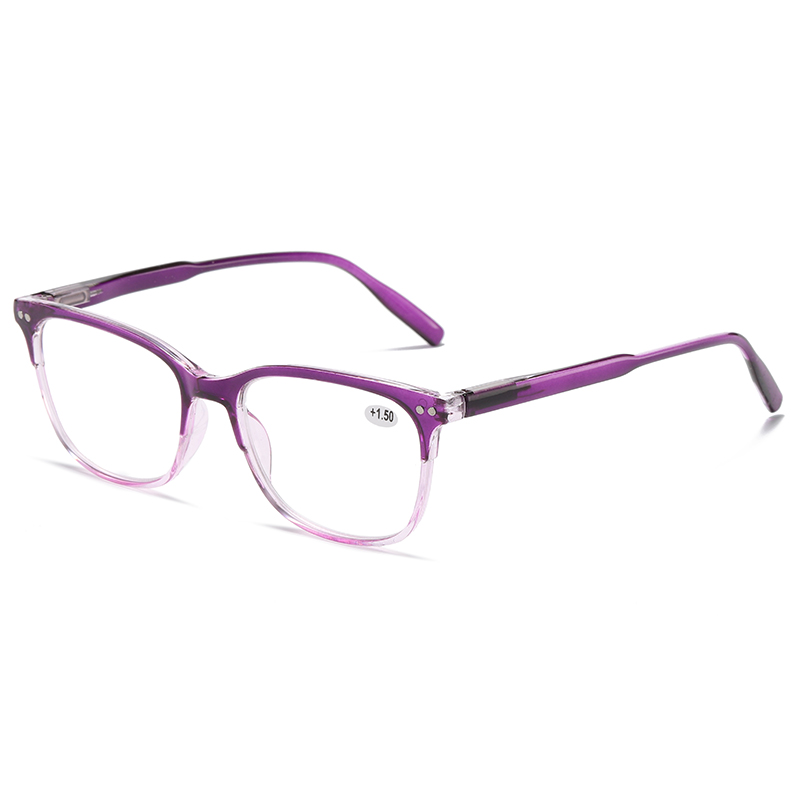 Разноцветные очки для чтения унисекс квадратной формы для ПК #81307