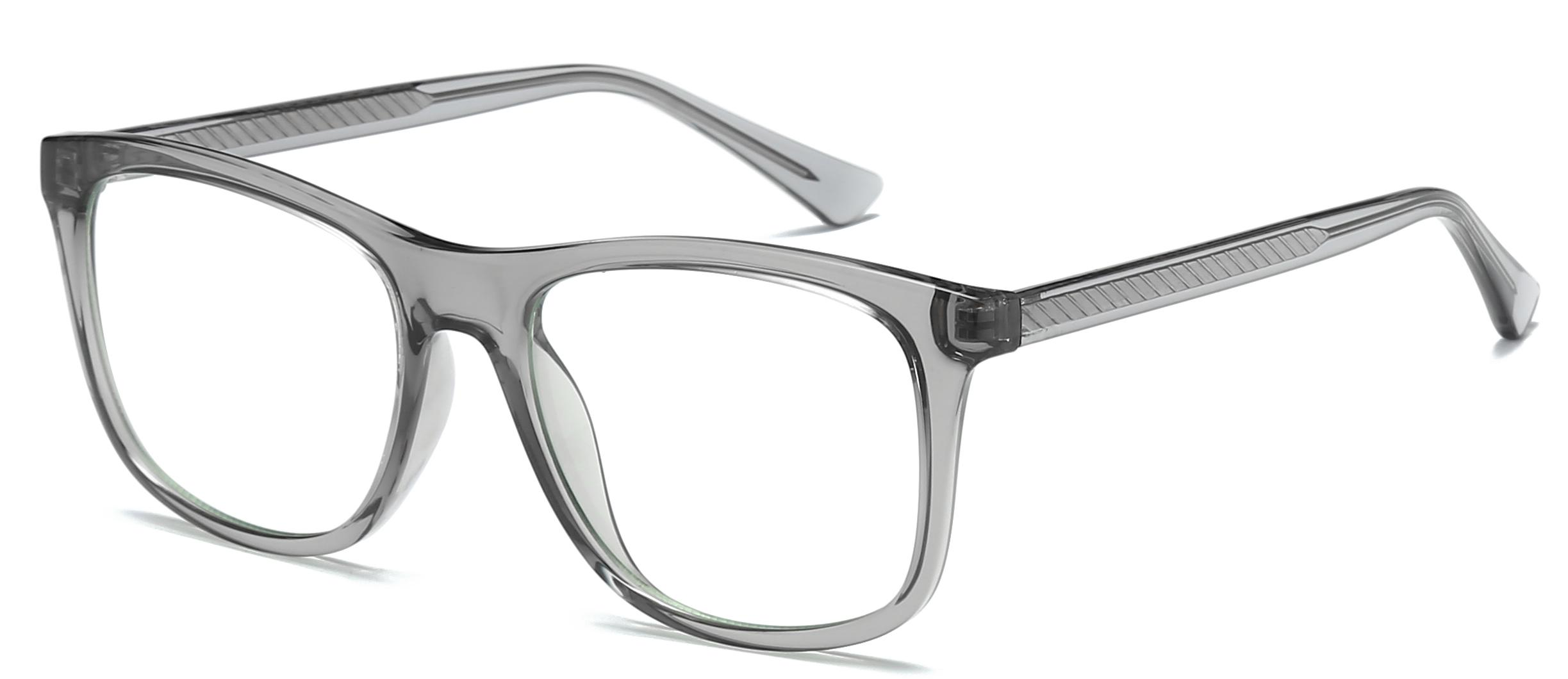 Hazır Klasik Kare Şekli TR90 + CP Anti-mavi Işık Lensler Kadın Gözlük Çerçeveleri #2022