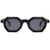 3467 Geometryczny sześciokątny kształt grubej ramki UV400 Kategoria 3 na trendach okulary przeciwsłoneczne unisex