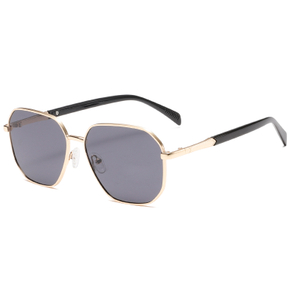 2280 Geometrischer Vollmetallrahmen verlängerte PC -Tipps Dailylife Style Unisex Sonnenbrille