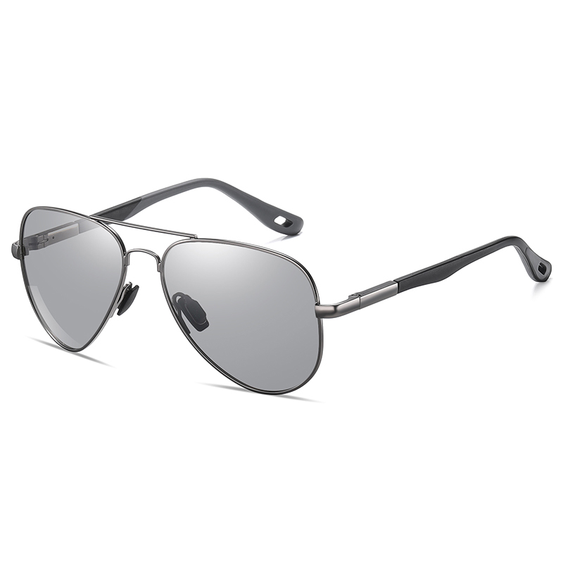 Aviator Double Bridges Men/Women Polarized Sunglasses Metal + Rubber #81701
