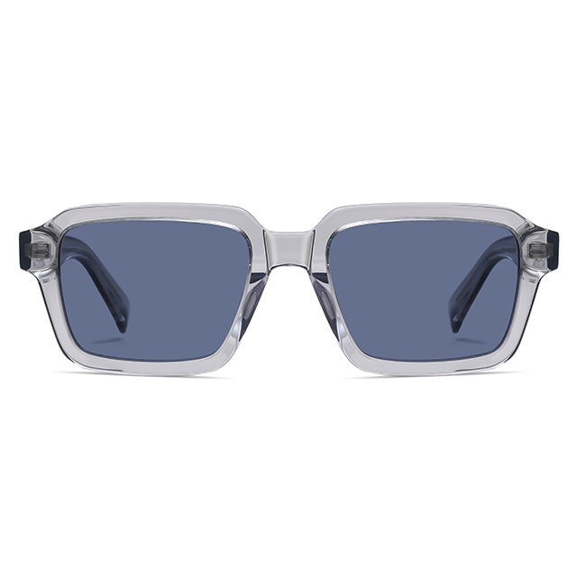 32105 Rectangular Shaped Handmade Acetate Sunglasses