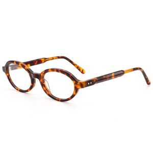 2171 Small Oval Shaped Retro Style Acetate Optical Frames