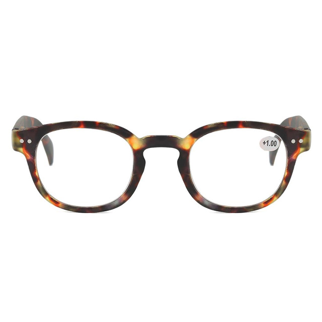 3117 Soft Touch Coating Round Shape Unisex Reading Glasses