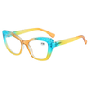 3103 Cat Eye Shaped Bright Candy Colors Women Reading Glasses