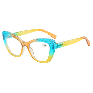 3103 Cat Eye Shaped Bright Candy Colors Women Reading Glasses