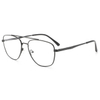 507 Double Nose Bridges Aviator Style Men Metal Optical Frames