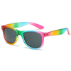 8816317 Transparent Rainbow Color Wholesale Promotional Giveaway Sunglasses