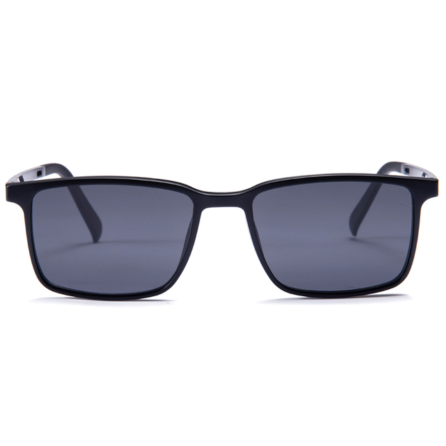 1909 Classic Rectangular Spectacle Frame Plastic Steel Clip On Optical Frames for Men