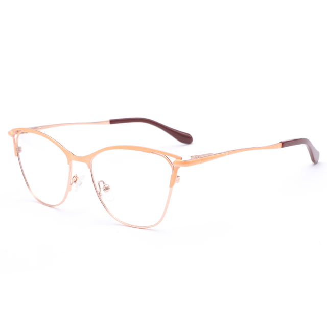 1022 Spring Hinge Photochromic Metal Women Eyeglasses