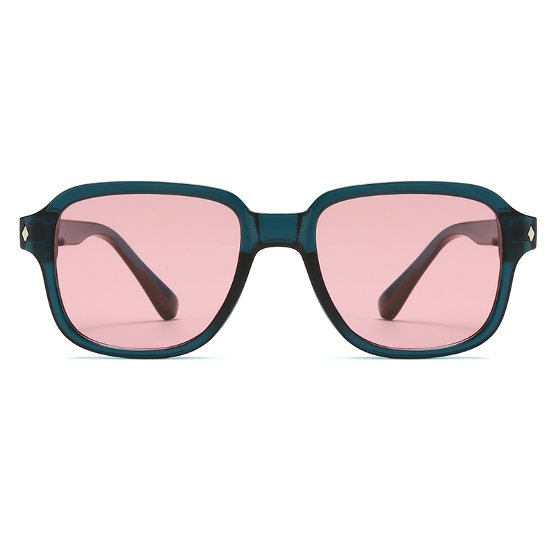 عینک آفتابی پلاریزه زنانه/یونی‌سکس #3128 با قاب بزرگ مربعی آماده PC