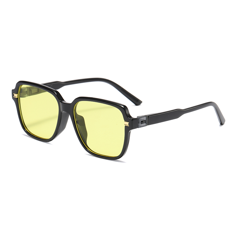 Stock Négyzet alakú cserélhető Temples Unisex TR90 polarizált napszemüveg #81807