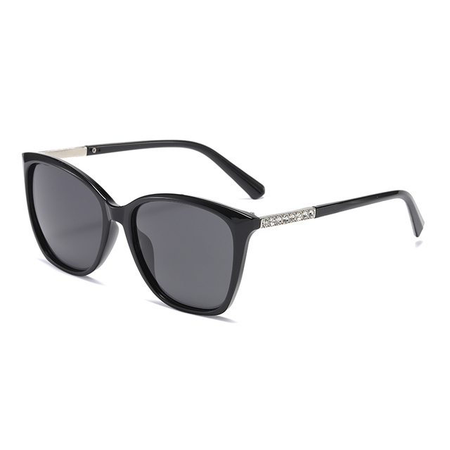 Polarisierte Damen-Sonnenbrille aus Polycarbonat und Metall #81586